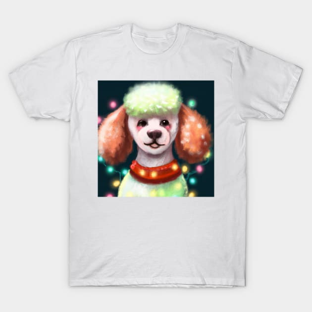 Cute Poodle Drawing T-Shirt by Play Zoo